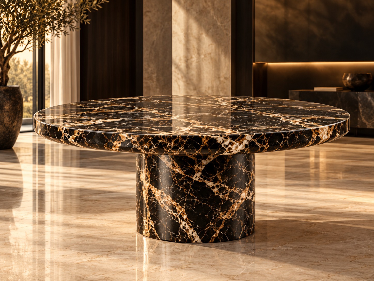 Welke eettafel past bij een luxe woonkamer?